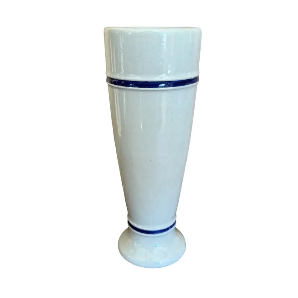 Vintage German Pilsner-Shape .05 L Stoneware Weisbier Stein Domdesign